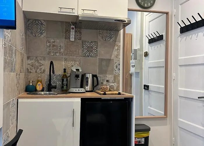 Confortable, Equipe, Balcon ,hyper Centre アパート *